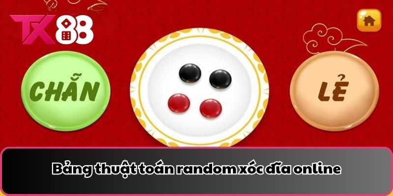 Bảng thuật toán random xóc đĩa online