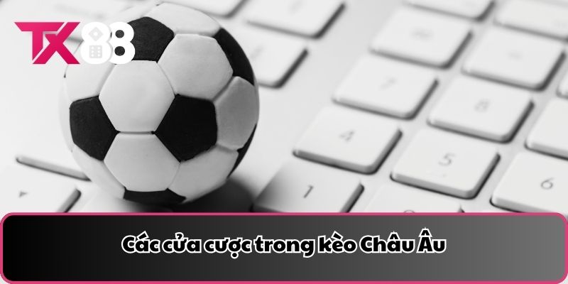 Các cửa cược trong kèo Châu Âu